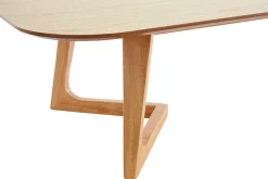 Best Sale Miliboo Mesa de centro rectangular nórdica de madera clara 150 cm JUKE