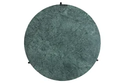 New Miliboo Mesa de centro redonda de mármol verde 90 cm diám. BUMCELLO
