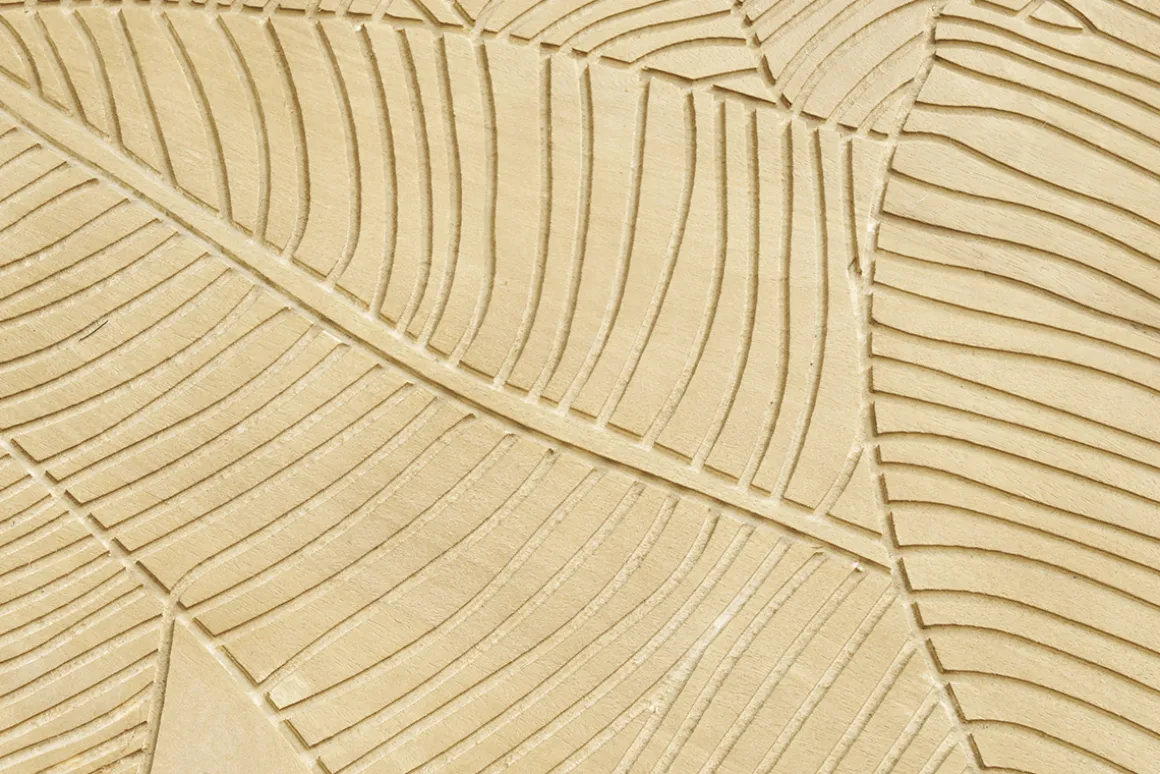 Best Sale Miliboo Mesa de centro redonda grabada en mango y metal negro VIBES