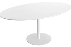 Shop Miliboo Mesa de comedor diseño blanco L170 HALIA