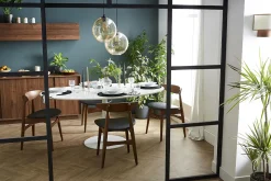 Shop Miliboo Mesa de comedor diseño blanco L170 HALIA