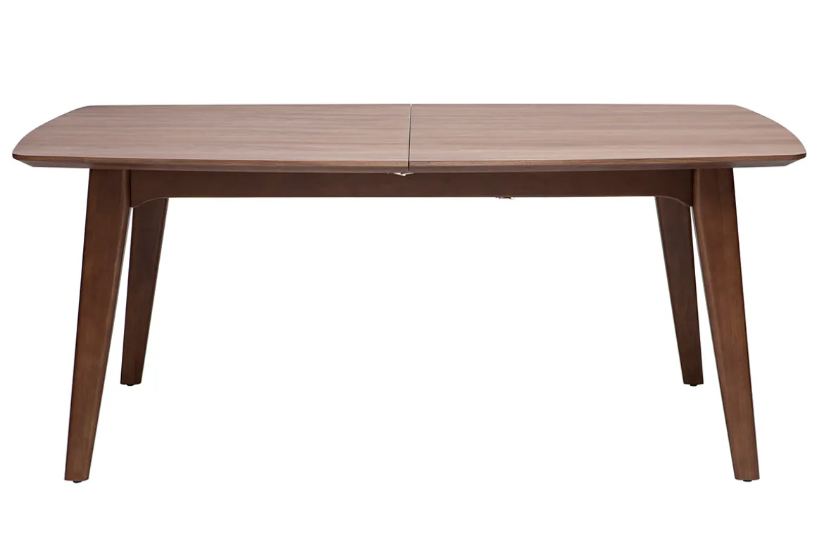 Cheap Miliboo Mesa de comedor diseño extensible nogal L180-230 FIFTIES