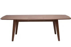Cheap Miliboo Mesa de comedor diseño extensible nogal L180-230 FIFTIES