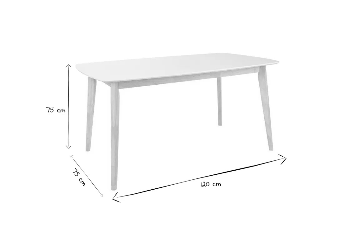 Sale Miliboo Mesa de comedor diseño L120 LEENA