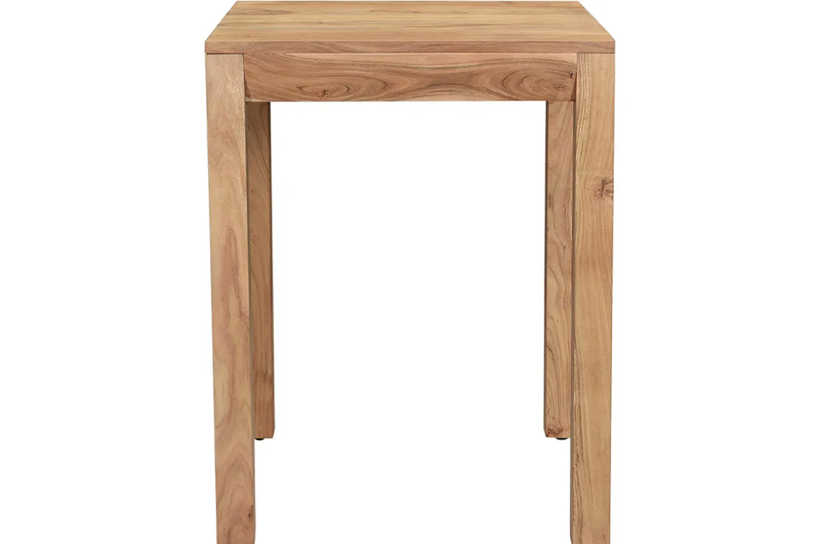 Clearance Miliboo Mesa de comedor extensible en acacia maciza L80-135 cm BALTO