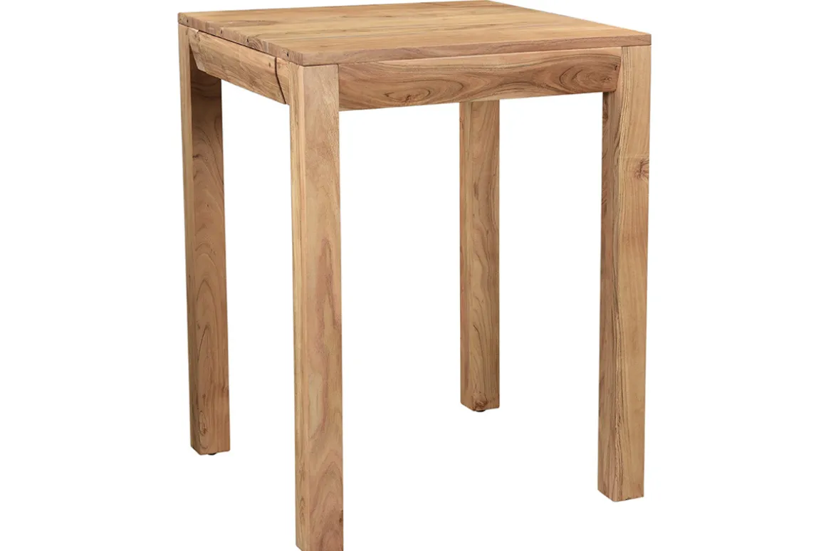 Clearance Miliboo Mesa de comedor extensible en acacia maciza L80-135 cm BALTO