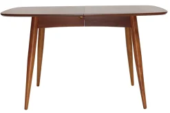 Discount Miliboo Mesa de comedor extensible en nogal natural L130-160 cm NORDECO