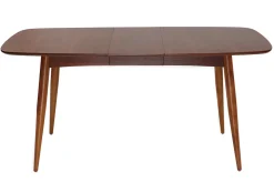 Discount Miliboo Mesa de comedor extensible en nogal natural L130-160 cm NORDECO