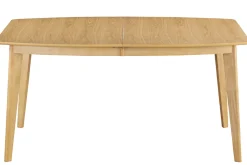 Store Miliboo Mesa de comedor extensible nórdica en madera clara L150-200 LEENA