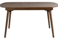 Clearance Miliboo Mesa de comedor extensible nogal L150-180 cm SHELDON