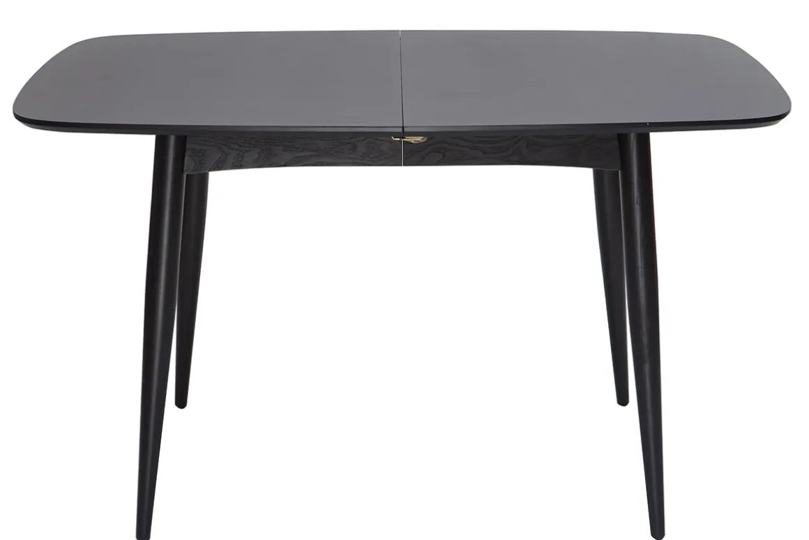 Cheap Miliboo Mesa de comedor extensible madera negra L130-160 cm NORDECO