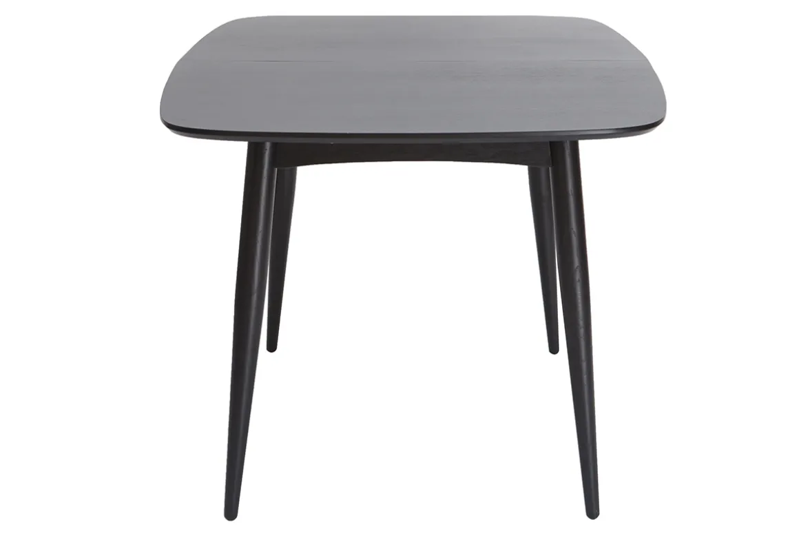 Cheap Miliboo Mesa de comedor extensible madera negra L130-160 cm NORDECO