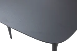 Cheap Miliboo Mesa de comedor extensible madera negra L130-160 cm NORDECO