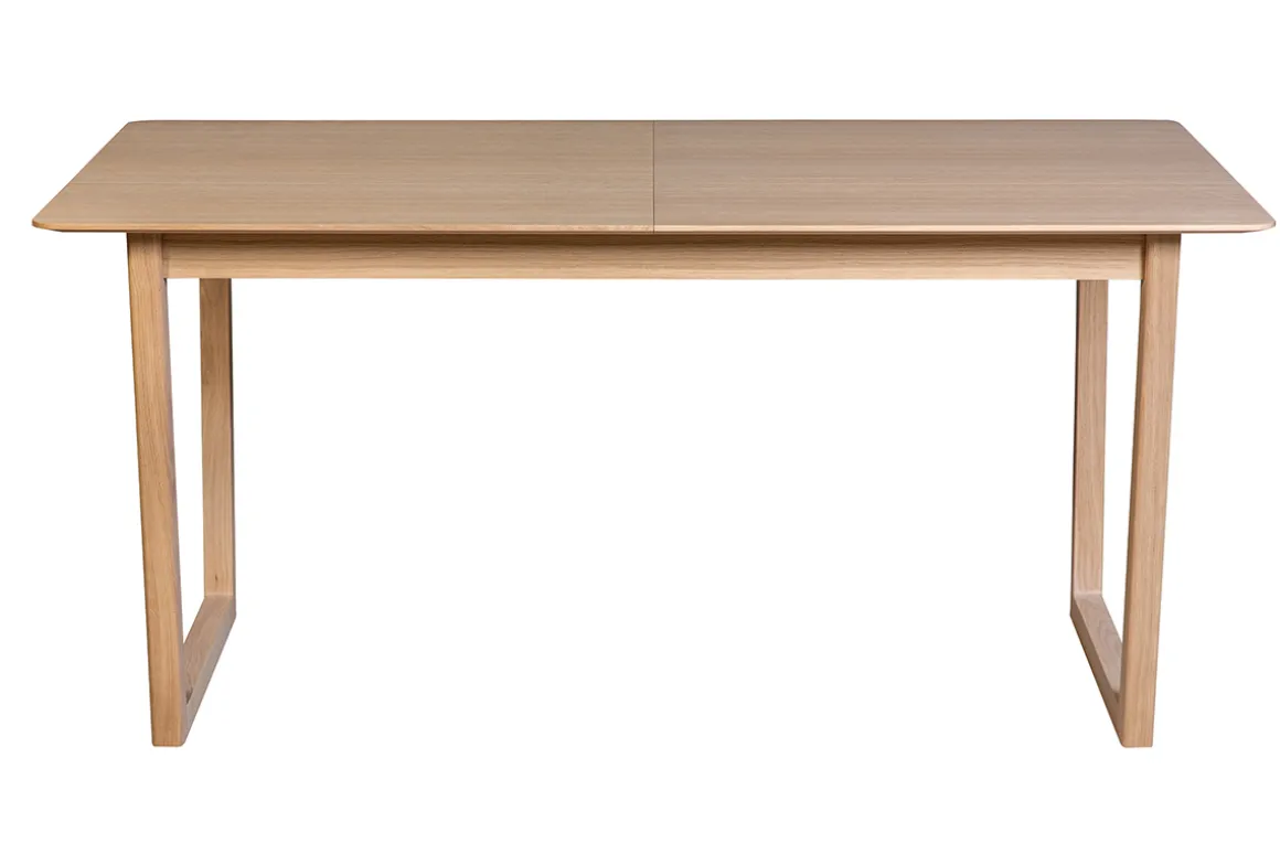 Sale Miliboo Mesa de comedor extensible chapado roble L160-240 cm LAHO