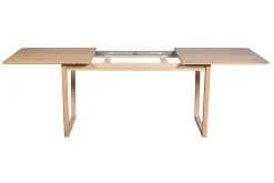 Sale Miliboo Mesa de comedor extensible chapado roble L160-240 cm LAHO