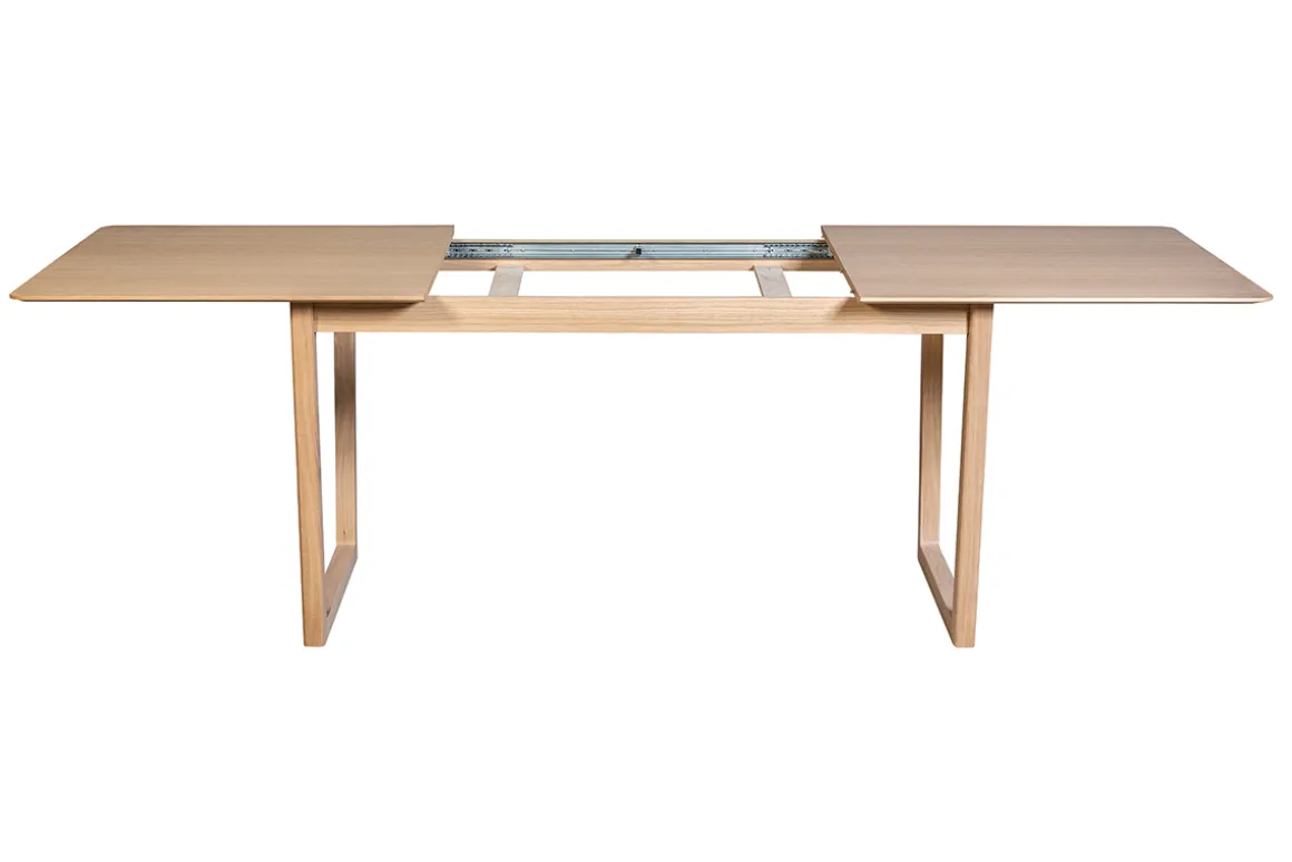 Sale Miliboo Mesa de comedor extensible chapado roble L160-240 cm LAHO