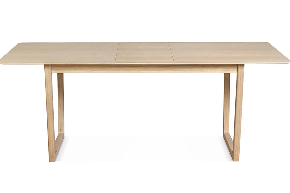 Sale Miliboo Mesa de comedor extensible chapado roble L160-240 cm LAHO