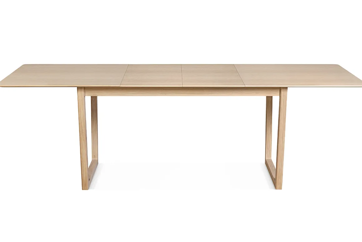 Sale Miliboo Mesa de comedor extensible chapado roble L160-240 cm LAHO