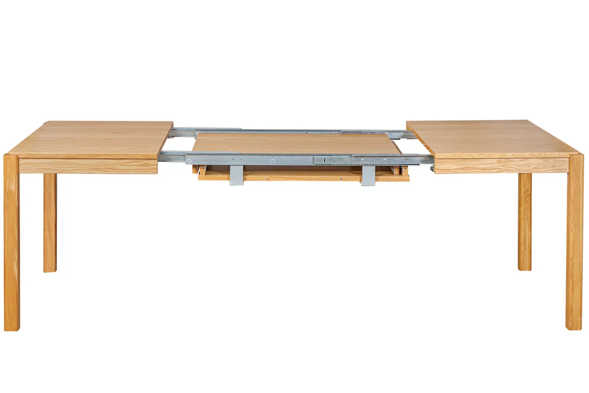 Discount Miliboo Mesa de comedor extensible acabado roble L125-238 cm AGALI