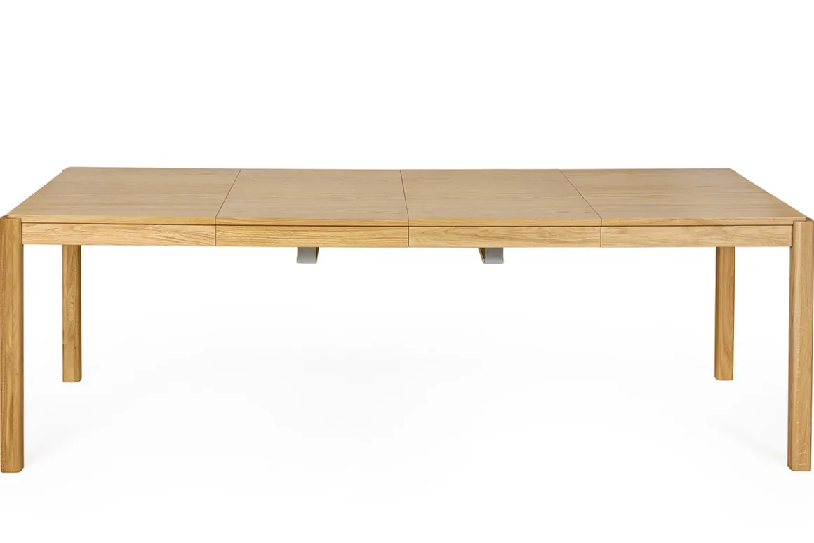 Discount Miliboo Mesa de comedor extensible acabado roble L125-238 cm AGALI