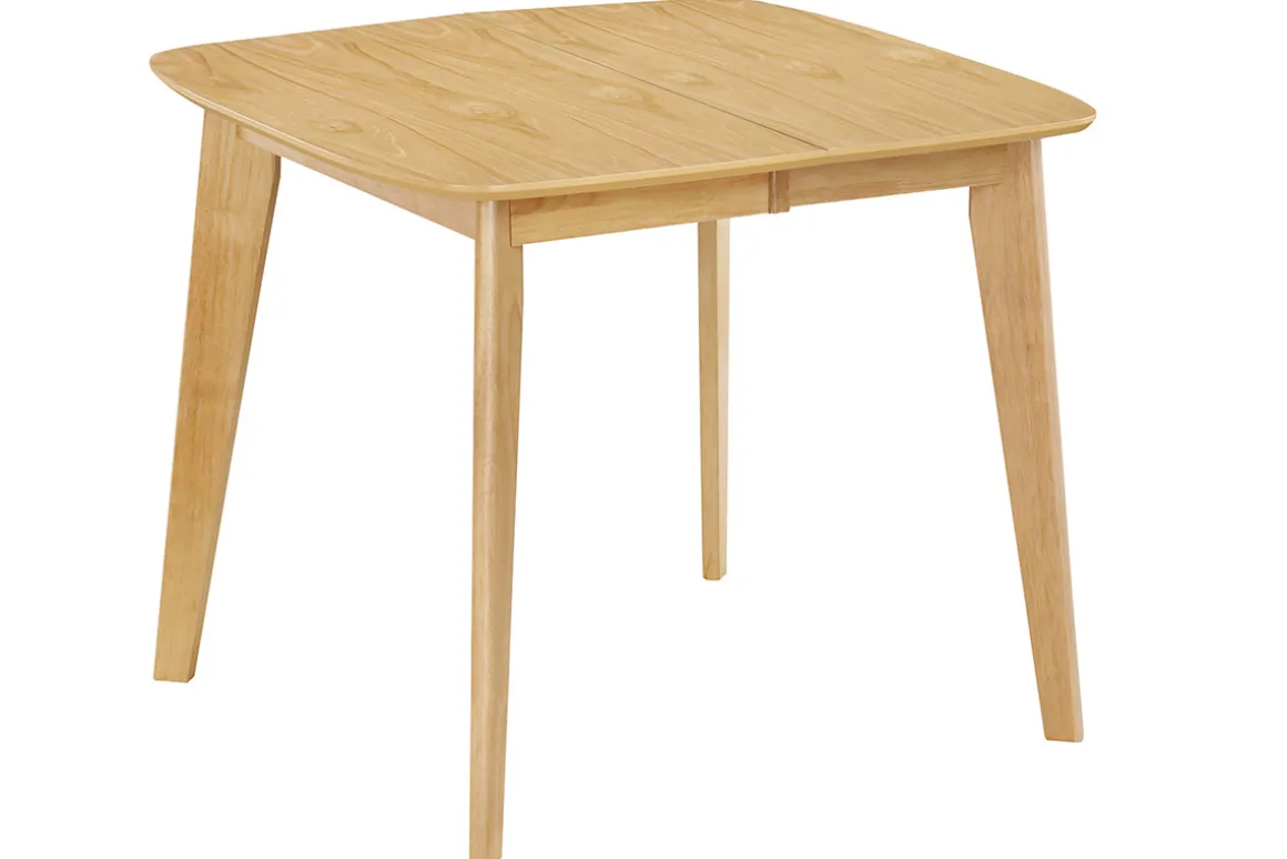 Outlet Miliboo Mesa de comedor extensible nórdica en madera clara L90-130 LEENA