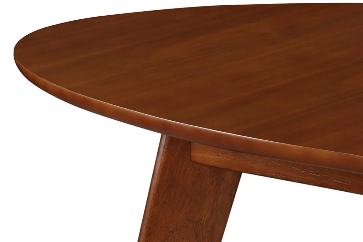 New Miliboo Mesa de comedor extensible diseño nogal L150-200 MARIK