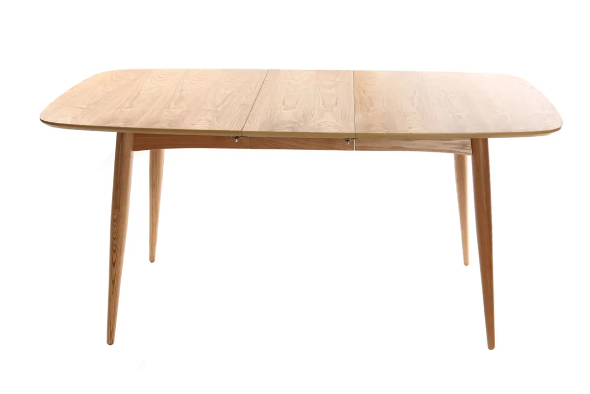 Sale Miliboo Mesa de comedor extensible en fresno natural L130-160 NORDECO