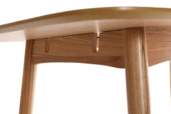 Sale Miliboo Mesa de comedor extensible en fresno natural L130-160 NORDECO
