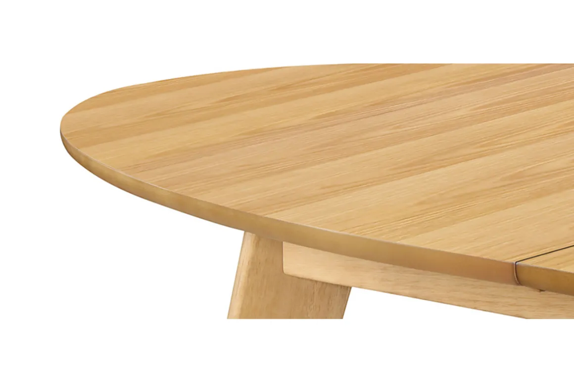 Store Miliboo Mesa de comedor extensible diseño roble L150-200 MARIK