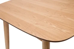 Sale Miliboo Mesa de comedor extensible fresno natural L90-130 cm NORDECO