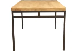 Best Miliboo Mesa de comedor industrial mango bruto y metal L160 YPSTER