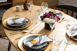 New Miliboo Mesa de comedor oval en mango macizo L160 x l90 cm VIBES