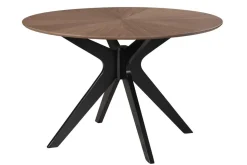 Online Miliboo Mesa de comedor ovalada de diseño en nogal 160 cm DIELLI