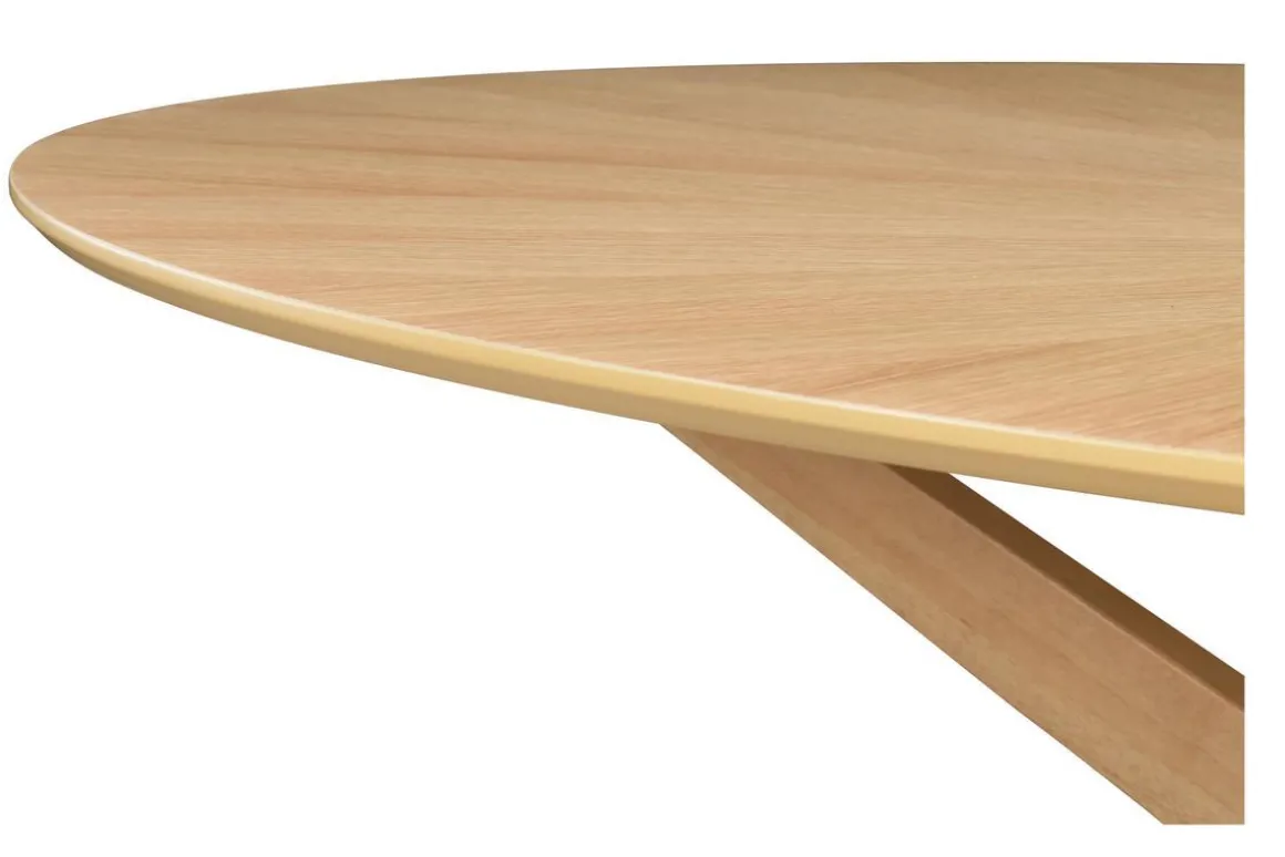 Flash Sale Miliboo Mesa de comedor ovalada de diseño en roble 160 cm DIELLI