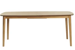 Clearance Miliboo Mesa de comedor rectangular extensible de madera de roble claro 180-220 cm EGO