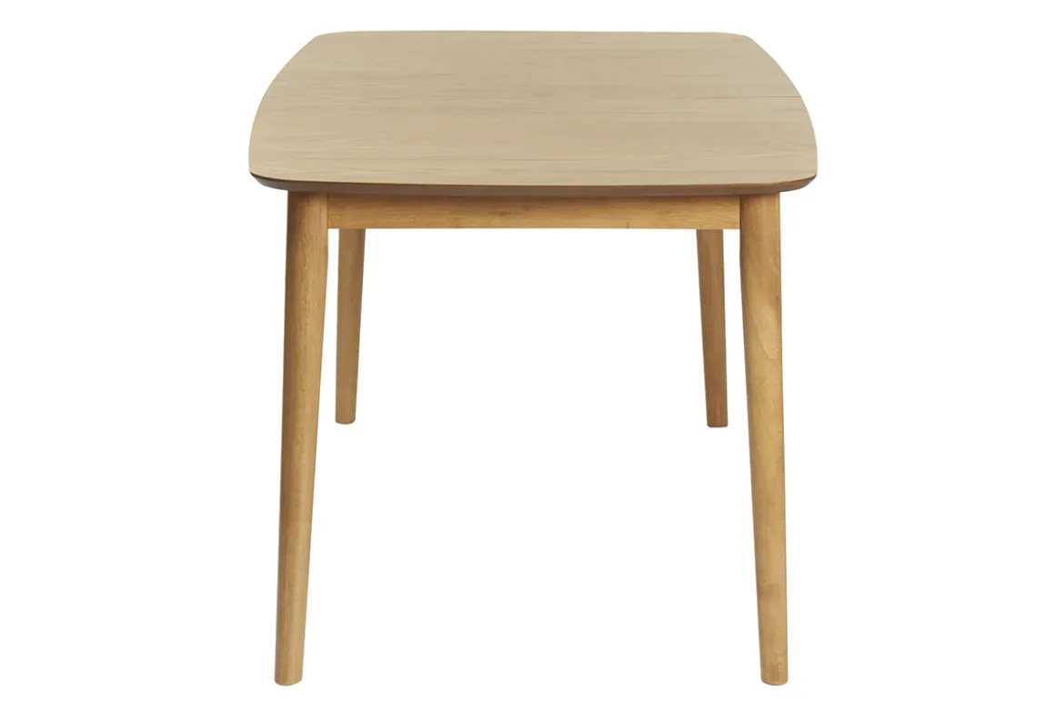 Clearance Miliboo Mesa de comedor rectangular extensible de madera de roble claro 180-220 cm EGO