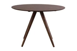 Hot Miliboo Mesa de comedor redonda diseño nogal D106 WALFORD