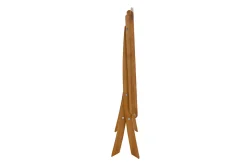 Online Miliboo Mesa de jardín cuadrada plegable de madera maciza 70 cm FUEGO