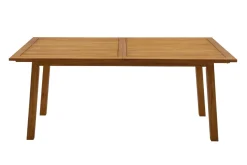 New Miliboo Mesa de jardín extensible de madera maciza 180-240 cm MAYEL