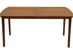 Discount Miliboo Mesa de jardín extensible de acacia maciza 4/8 personas CANOPEE