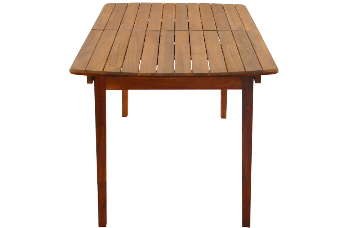 Discount Miliboo Mesa de jardín extensible de acacia maciza 4/8 personas CANOPEE