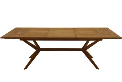 Hot Miliboo Mesa de jardín extensible de madera maciza 180-240 cm SANTO