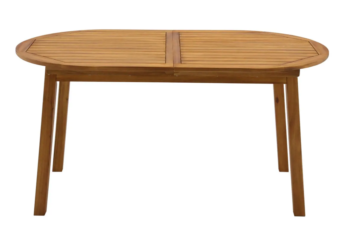 Sale Miliboo Mesa de jardín extensible de madera maciza 160-210 cm MAYEL