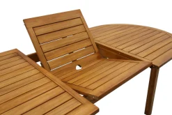 Sale Miliboo Mesa de jardín extensible de madera maciza 160-210 cm MAYEL