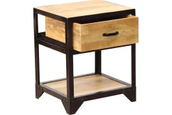Cheap Miliboo Mesa de noche diseño industrial INDUSTRIA