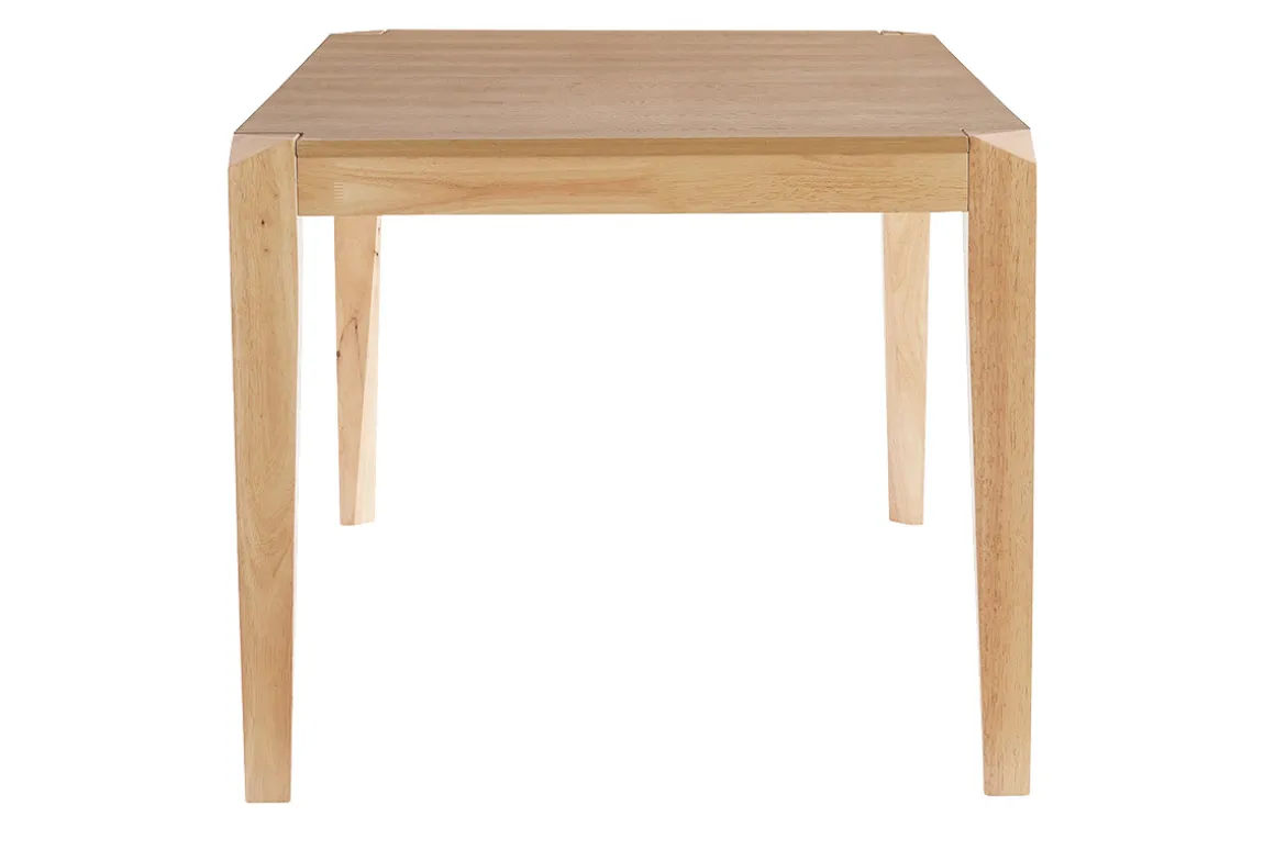 Discount Miliboo Mesa extensible de contrachapado de fresno y madera de caucho 150-180 cm BOLLY