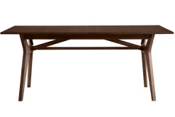 Cheap Miliboo Mesa extensible de contrachapado de nogal 180-220 cm FOSTER