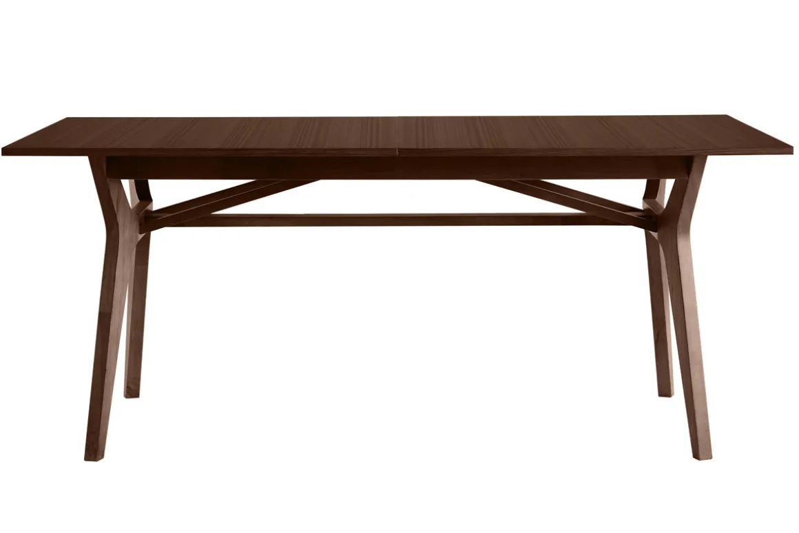 Cheap Miliboo Mesa extensible de contrachapado de nogal 180-220 cm FOSTER