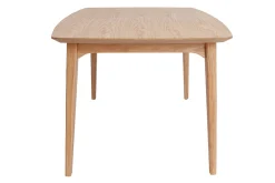 Discount Miliboo Mesa extensible nórdica de contrachapado de roble 180-230 cm FIFTIES