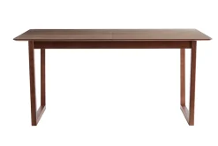 Cheap Miliboo Mesa extensible rectangular de nogal 160-240 cm LAHO